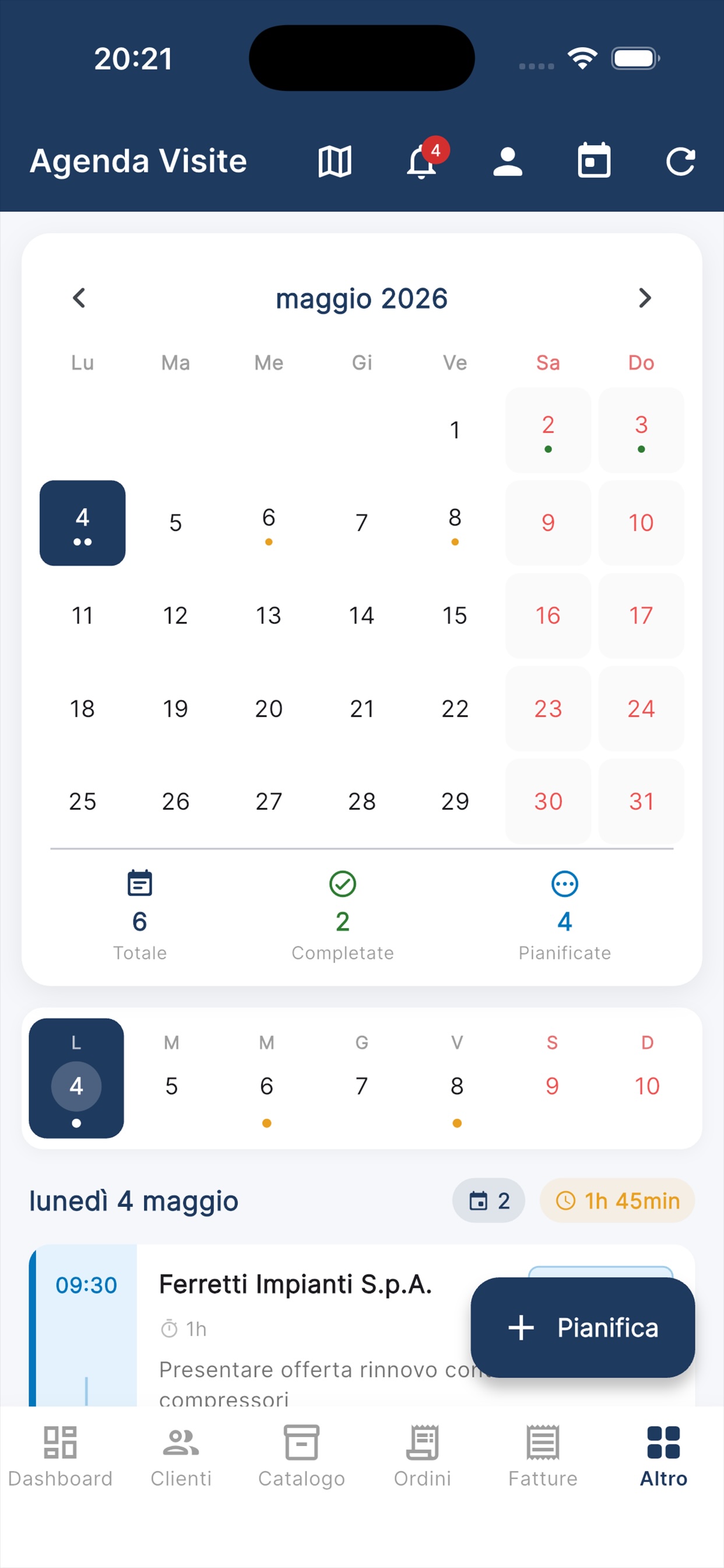 Agenda Appuntamenti