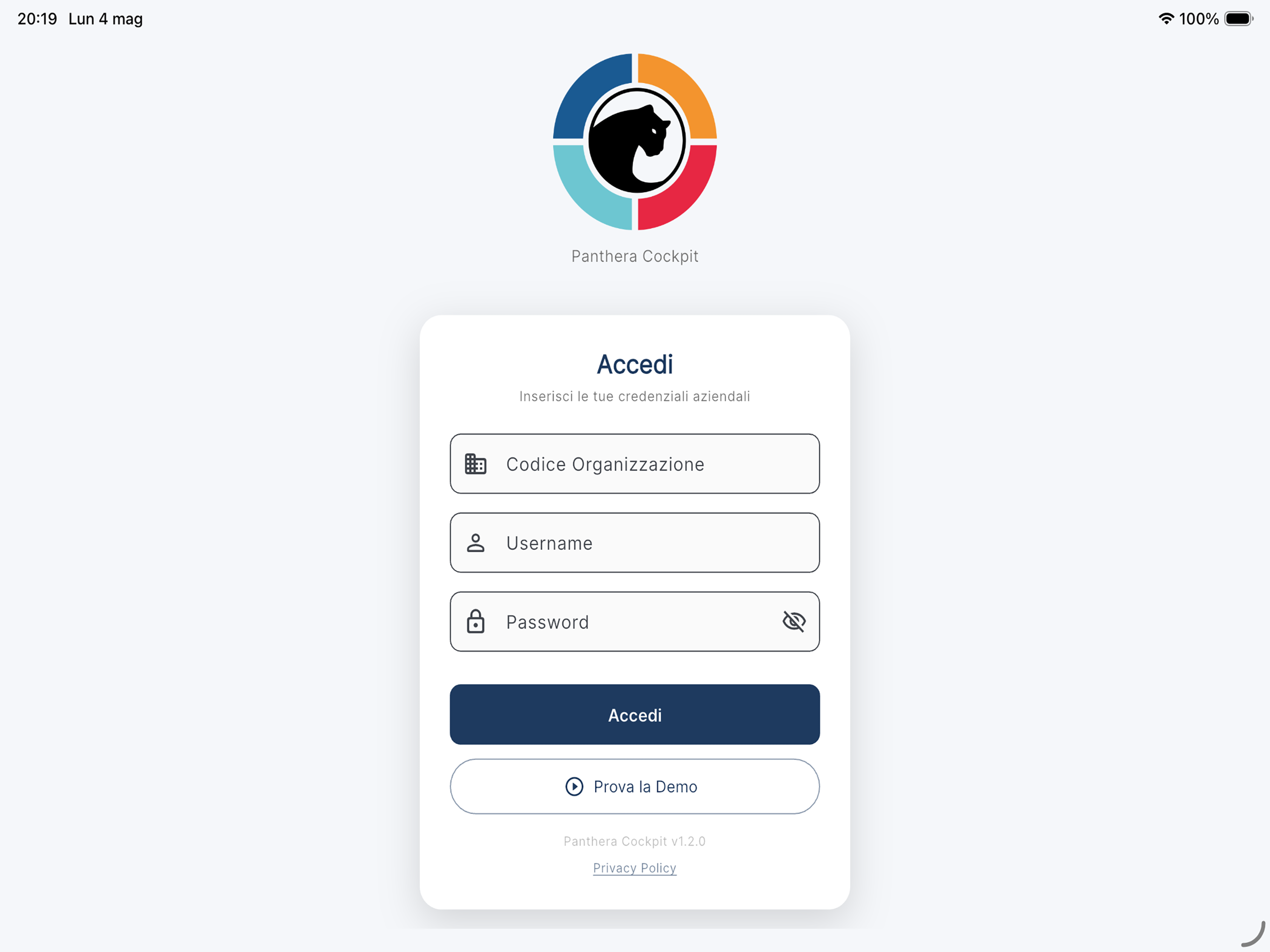 Login & Autenticazione